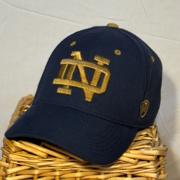 Top Of The World Notre Dame Navy and Gold Hat - Picture 1 of 7